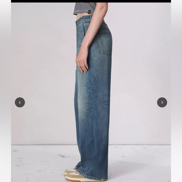 NEW Mila Rosabella Sweatpant Wide Leg Jeans size M - Picture 3 of 8